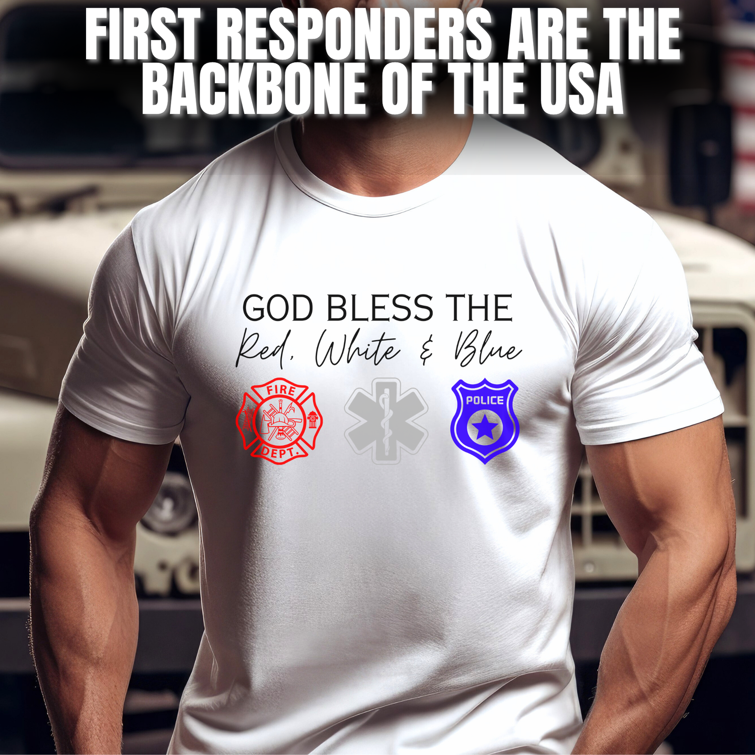 First Responder & Military Shirts for USA Hero Gifts
