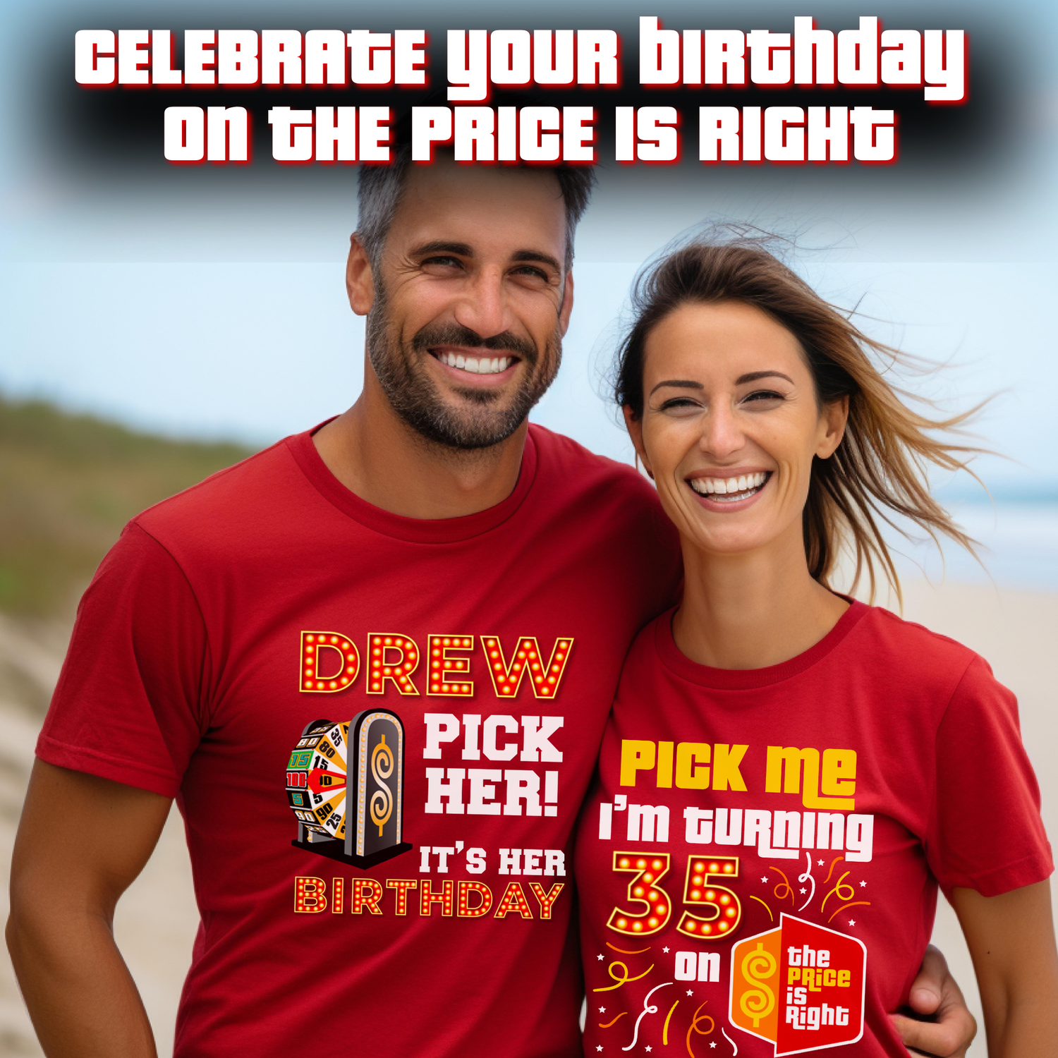 Price is Right Birthday Themed Shirts