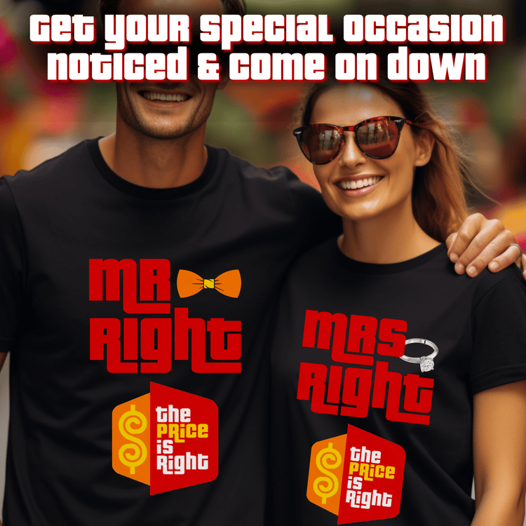 Celebrate your Special Occasions on the Price is Right with a Shirt to Share your News! - Starlight Art Boutique