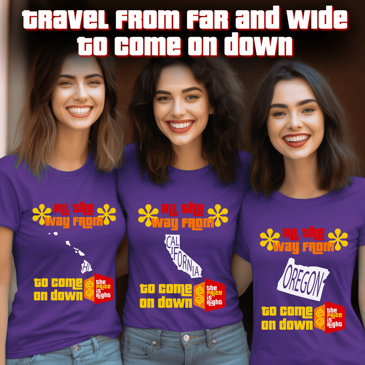 Travel to the Price is Right and Show off your State Pride with your Shirt! - Starlight Art Boutique