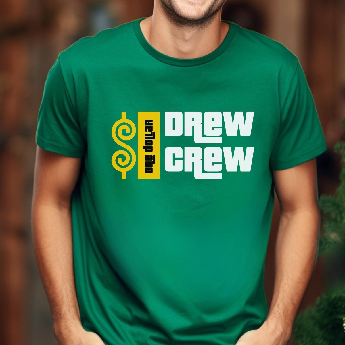 $1 Drew Crew Price is Right Group Shirt, Bidding Strategy Tee, Retro Game Show Fan Tee - Kelly - XS -