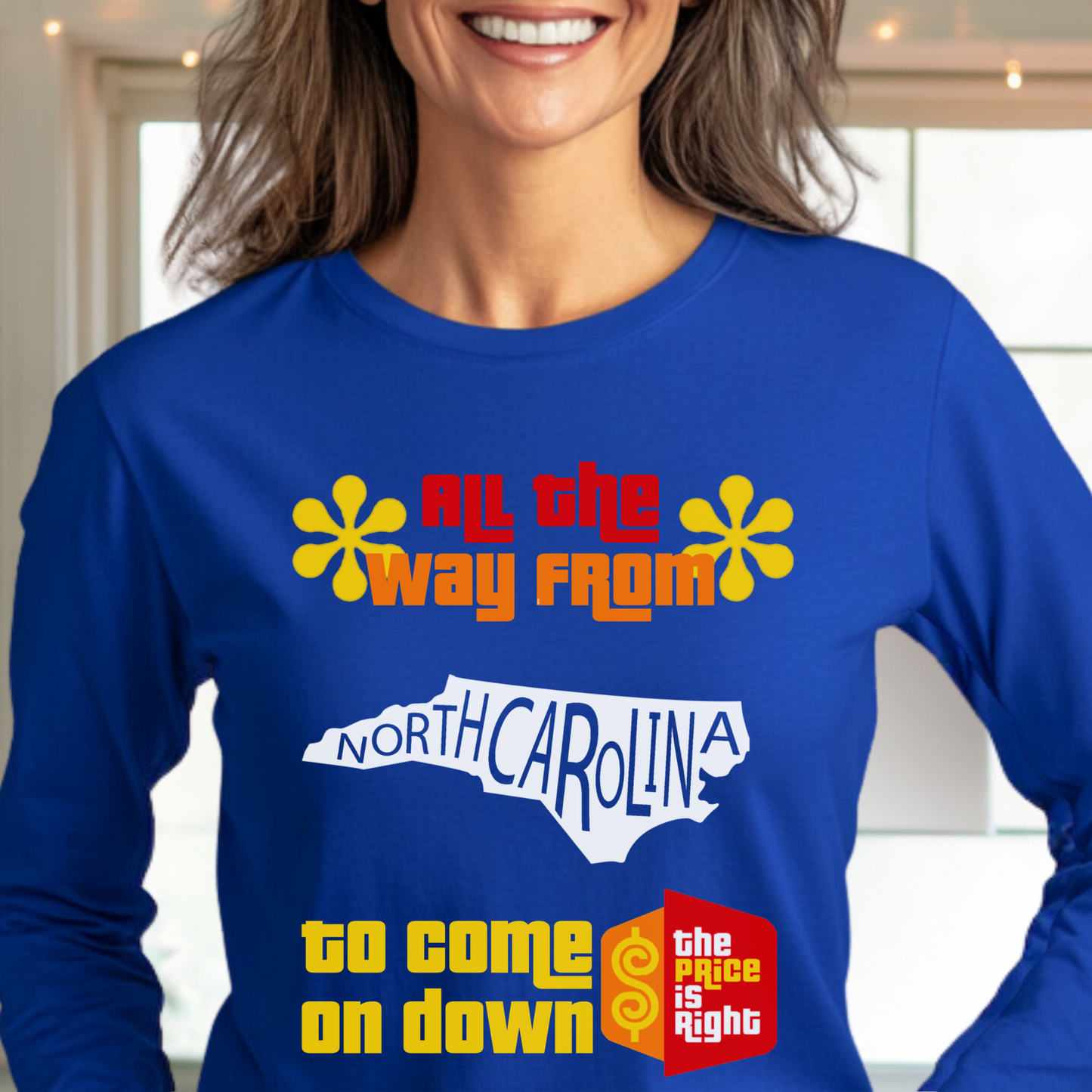 Personalized All the Way from "State" to Come on Down Price is Right Shirt for Traveler