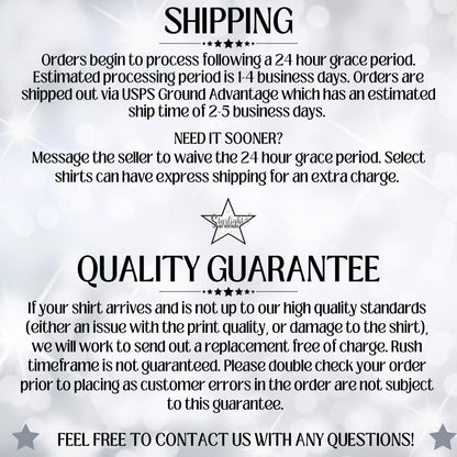 Shipping & Quality Guarantee