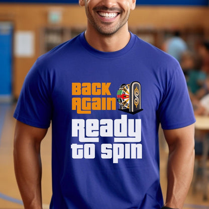 Back Again, Ready to Spin Price is Right Shirt, Former Contestant Tee, Superfan Gift - True Royal - XS -