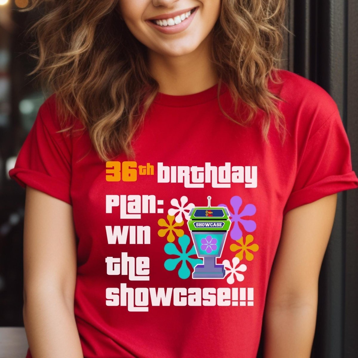Birthday Plan Win the Showcase Price is Right Birthday Shirt, Funny Milestone Fan Gift - Red - XS -