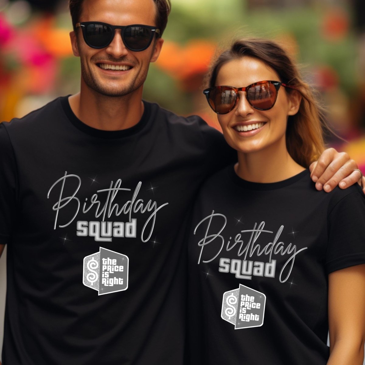 Birthday Squad Price is Right Shirt, Group Birthday Tee, Fun Party Gift Tee - Black - XS -