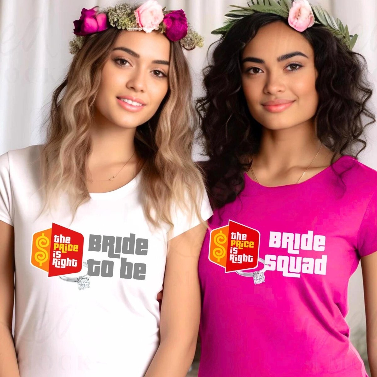 Bride to Be & Bride Squad Price is Right Bachelorette Group Shirts for Party - Bride - Berry - XS