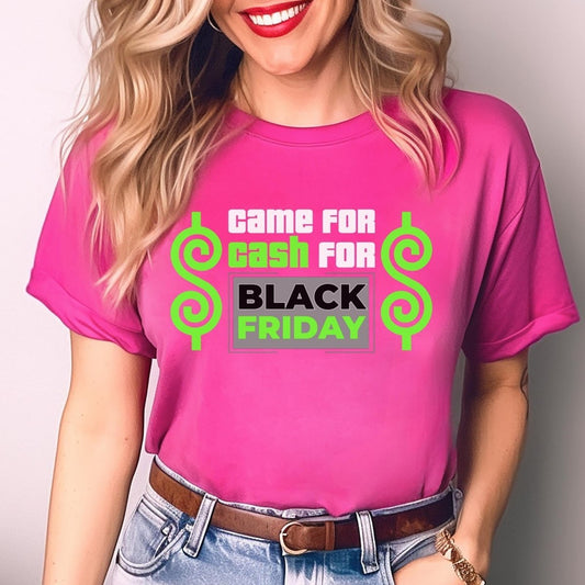 Came for Cash for Black Friday Price is Right Shirt, Shop Til You Drop Gift - Berry - XS -