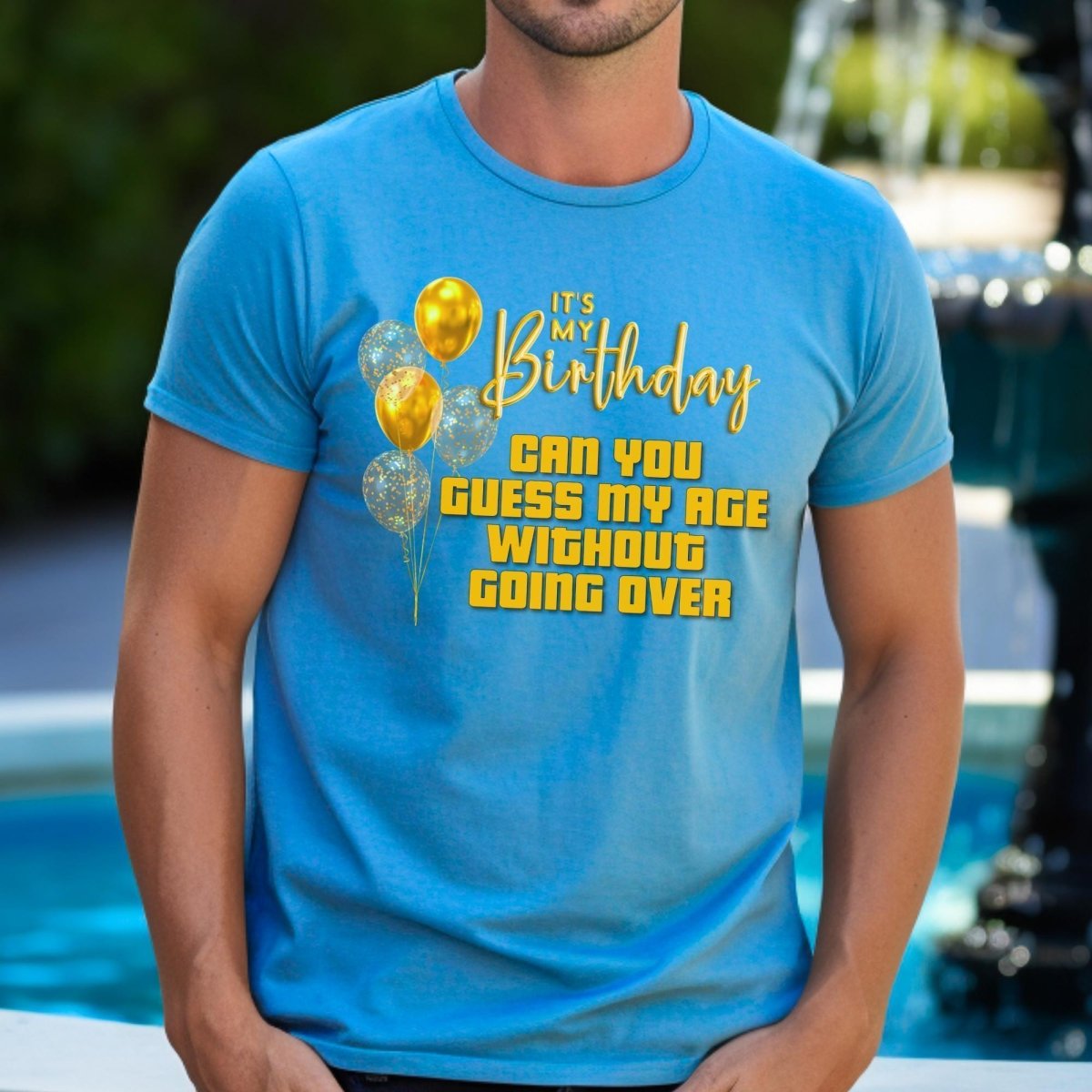 Can You Guess My Age Without Going Over Birthday Price is Right Shirt, Funny Milestone Fan Gift - Aqua - XS -
