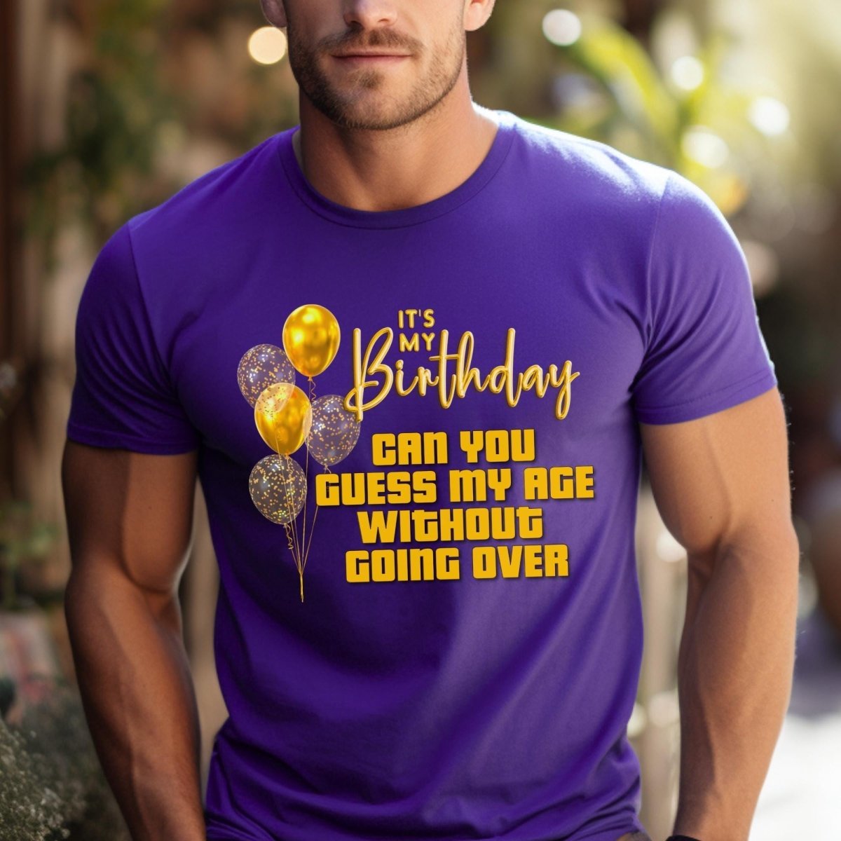 Can You Guess My Age Without Going Over Birthday Price is Right Shirt, Funny Milestone Fan Gift - Team Purple - XS -