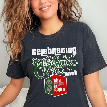 Celebrating Christmas with the Price is Right Shirt for the Holiday Special - Dark Grey Heather - XS -