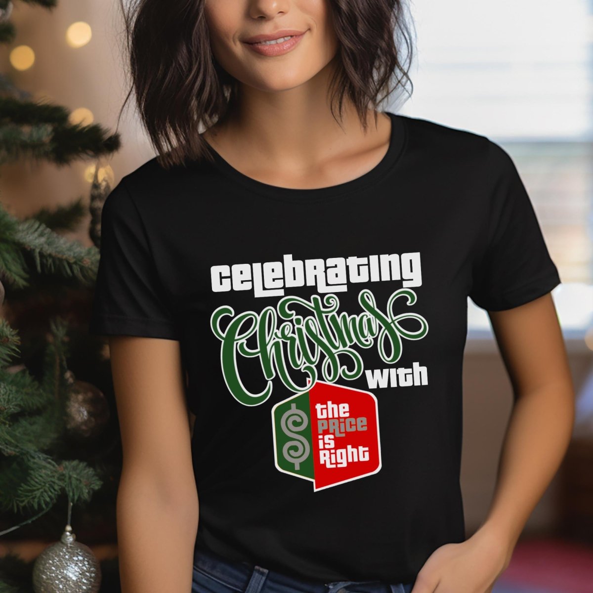 Celebrating Christmas with the Price is Right Shirt for the Holiday Special - Black - XS -