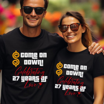 Celebrating Years of Priceless Memories Price is Right Anniversary Shirt - Black - XS -