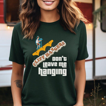Don't Leave Me Hanging Price is Right Cliffhangers Shirt, Retro Game Fan Tee - Forest - XS -