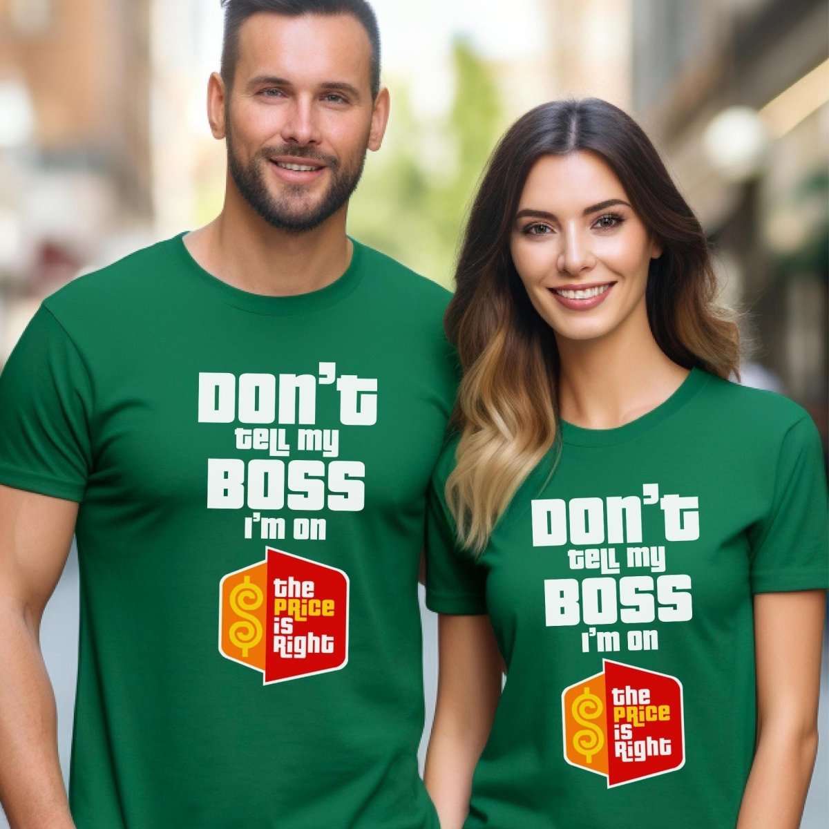 Don't Tell My Boss I'm on the Price is Right Shirt, Funny Retro Game Show Fan Tee - Kelly - XS -