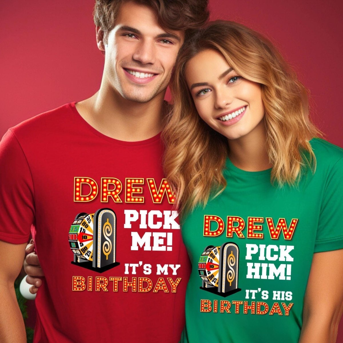 Drew Pick Me/Him/Her Birthday Price is Right Shirt for Family and Friends - Kelly - XS - Pick Him