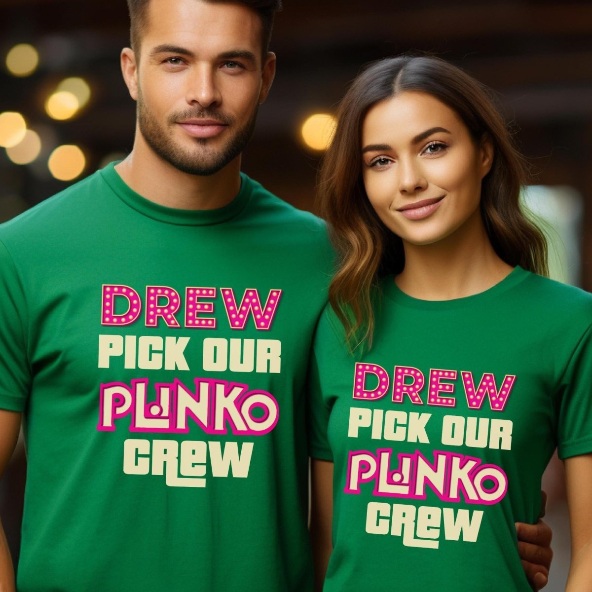 Drew Pick Our Plinko Crew Price is Right Shirt, Funny Retro Game Show Group Fan Tee - Kelly - XS -