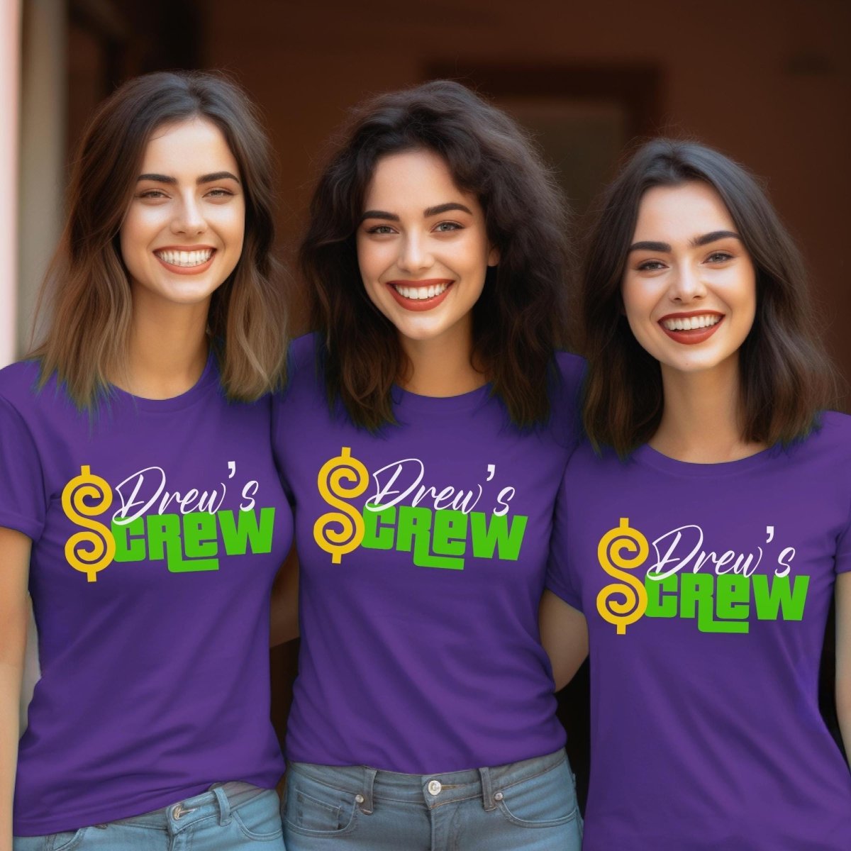 Drew's Crew Price is Right Group Shirt, Fan Tee, Group Trip Fan Gift Idea - Team Purple - XS -