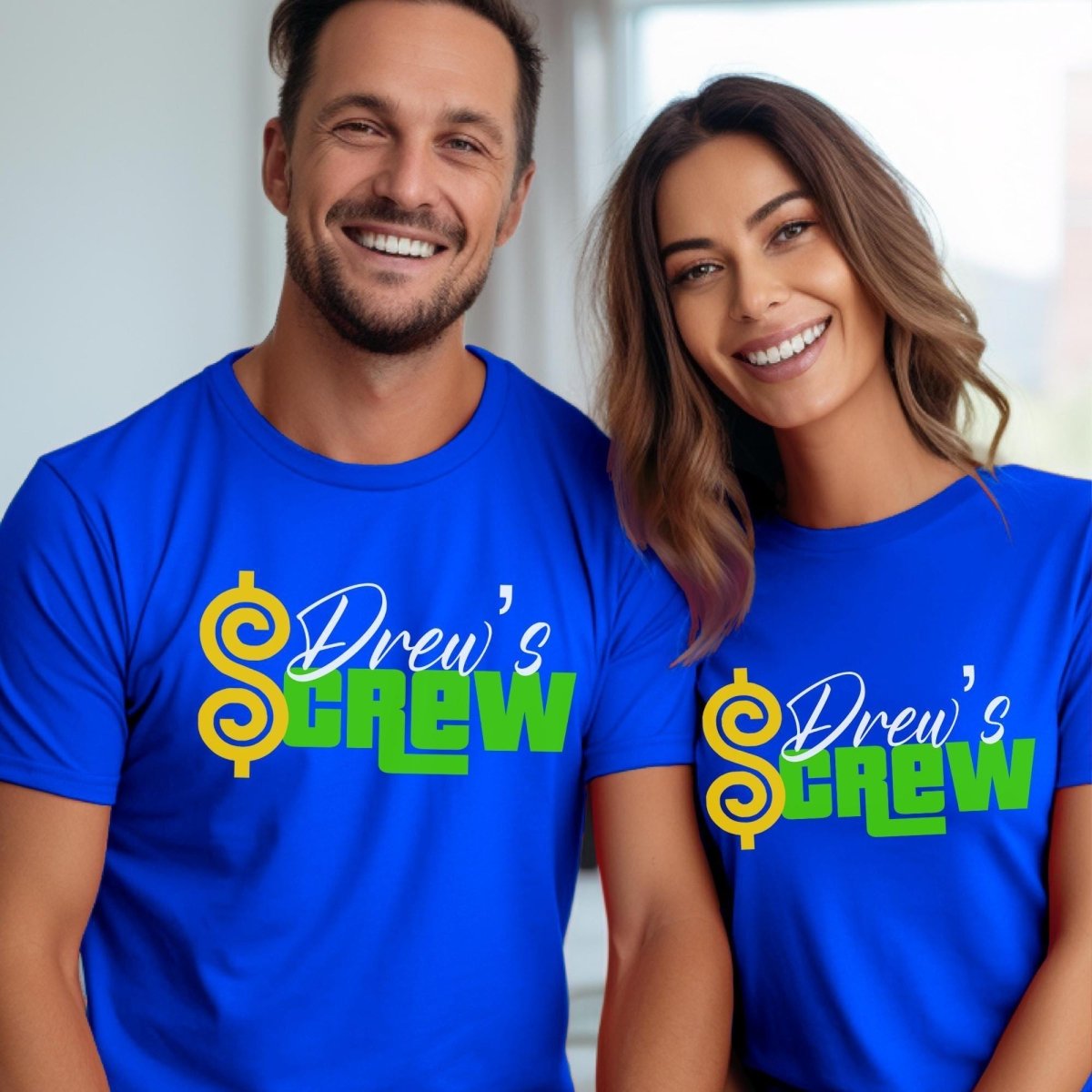 Drew's Crew Price is Right Group Shirt, Fan Tee, Group Trip Fan Gift Idea - True Royal - XS -