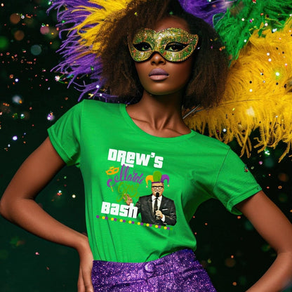 Drew's Mardi Gras Bash Price is Right Shirt, Funny Game Show Fan Tee - Kelly - XS -