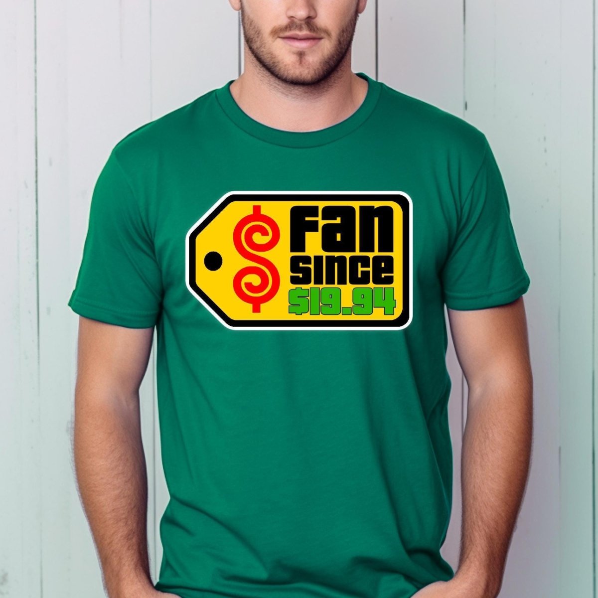 Fan Since Personalized Price Tag Price is Right Shirt, Custom Game Show Tee - Kelly - XS -
