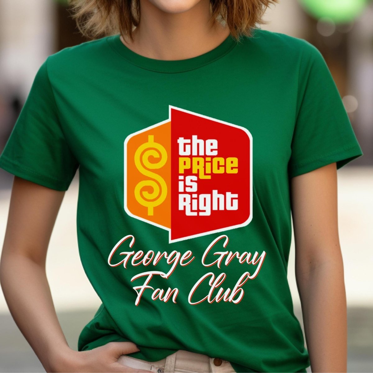 George Gray Fan Club Price is Right Shirt for Fans of the Announcer - Kelly - XS -