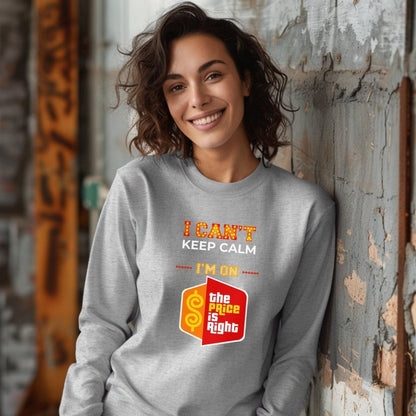 I Cant Keep Calm Im on The Price is Right Shirt, Fan Tee - S - Sport Grey -