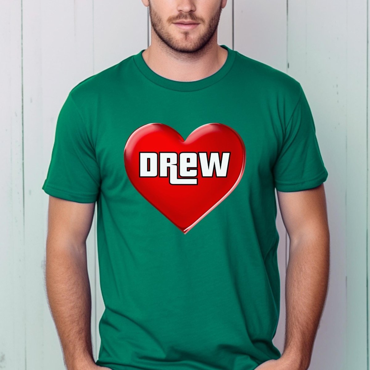 I Heart Drew Carey Price is Right Shirt, Super Fan Tee, Game Show Lover Gift - Kelly - XS -