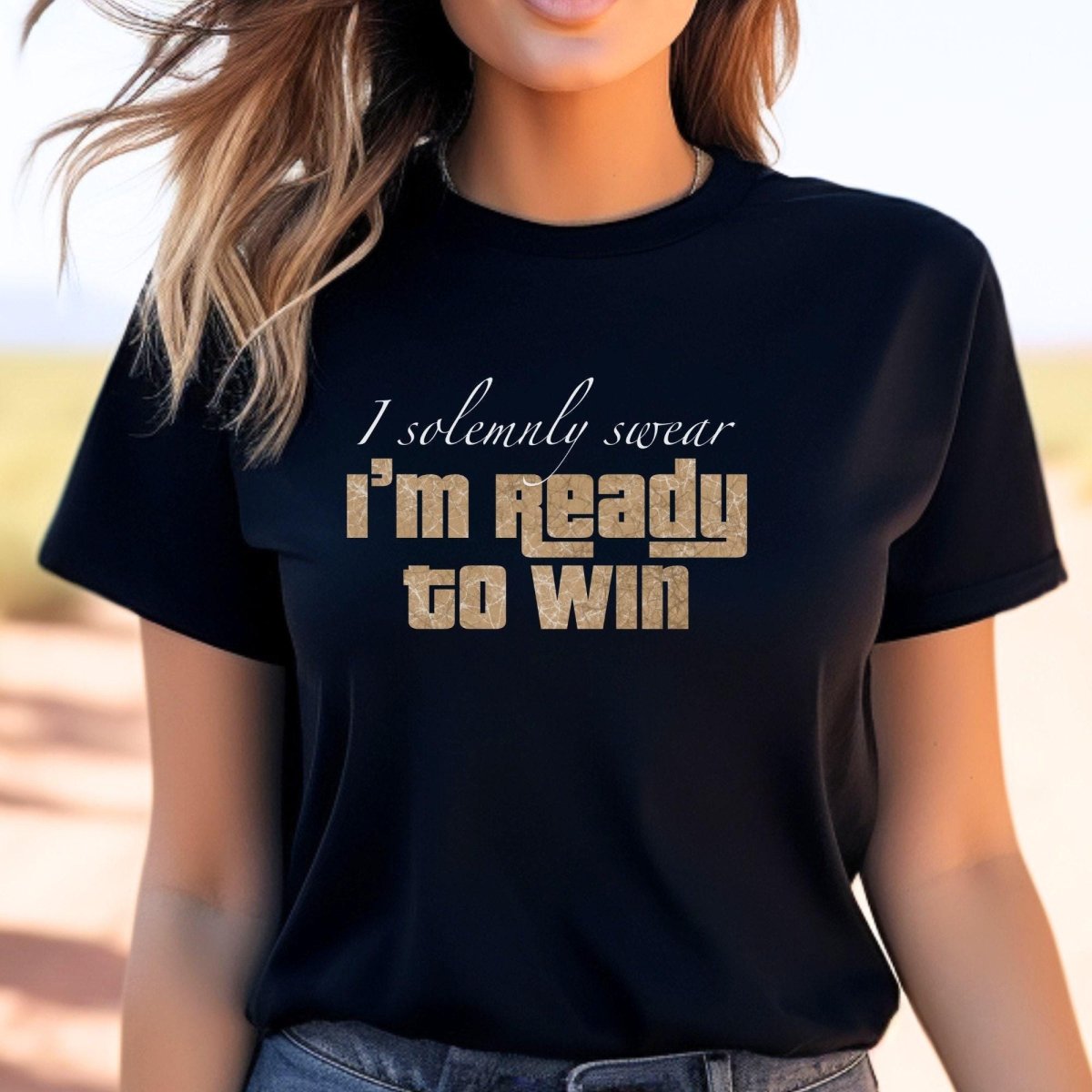 I Solemnly Swear I Am Ready to Win Price is Right Wizarding Shirt - Black - XS -