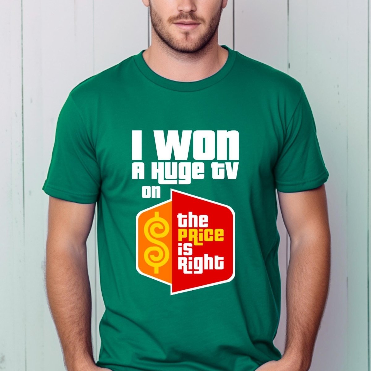 I Won on the Price is Right Shirt, Winner Contestant Pride Tee - Kelly - XS -