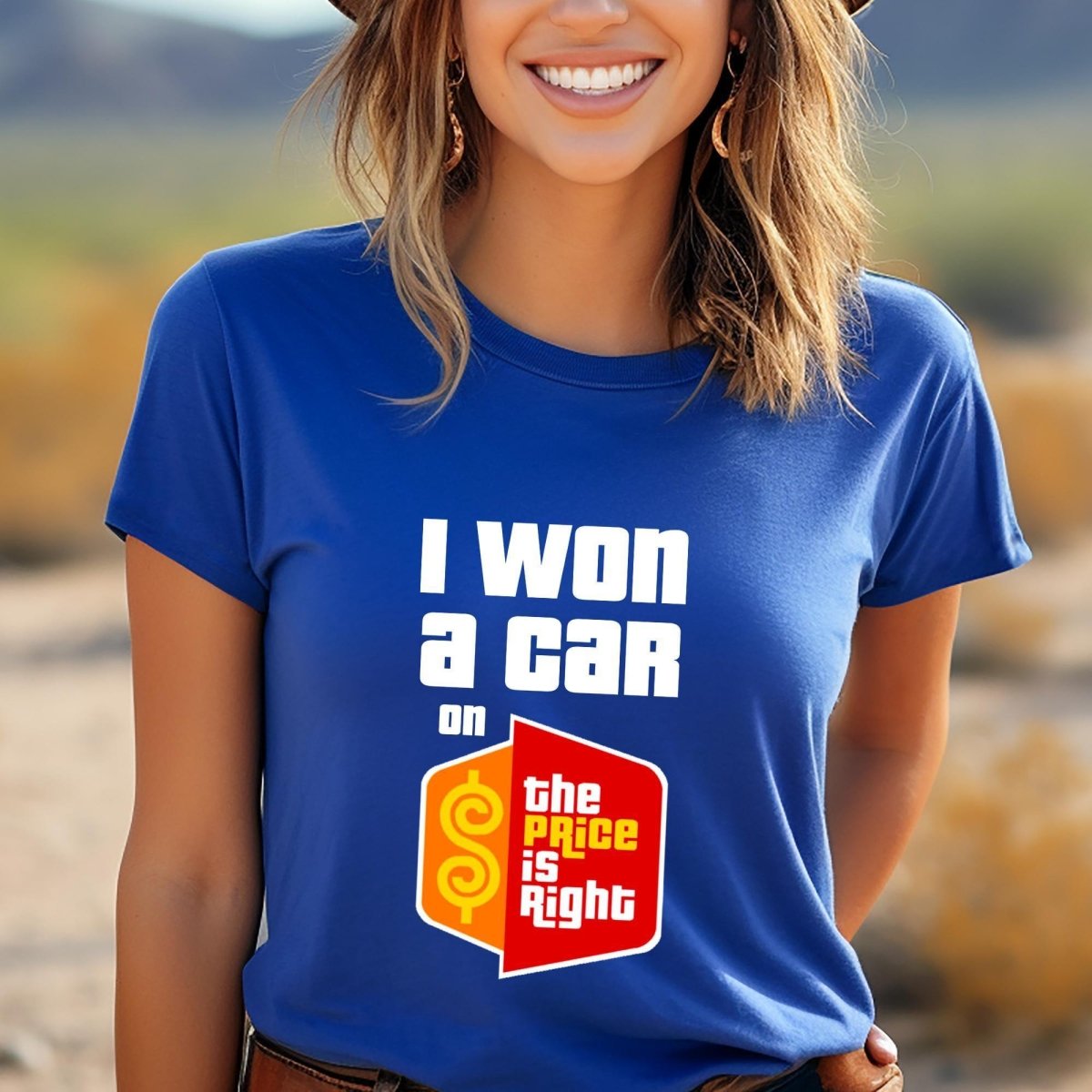 I Won on the Price is Right Shirt, Winner Contestant Pride Tee - True Royal - XS -