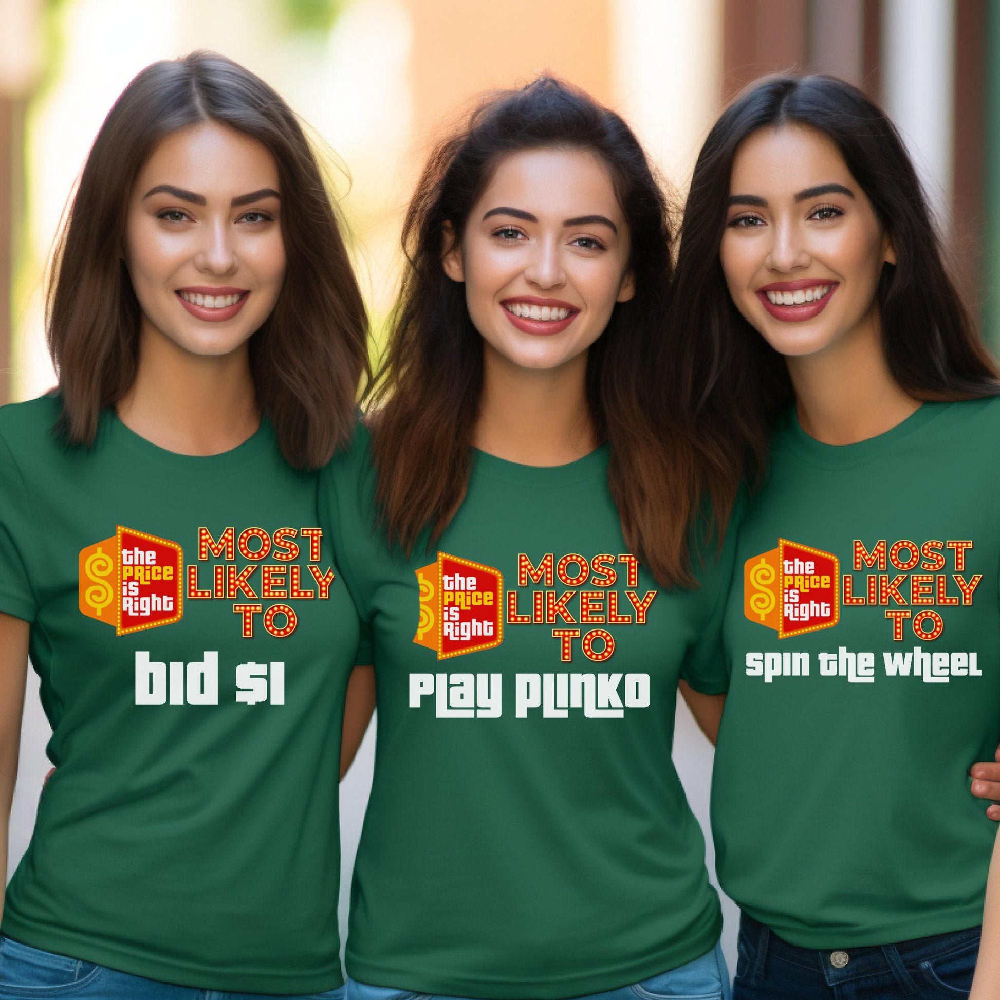 Custom Price is Right Group Shirt Funny, Most Likely To, Retro TV Game Show Shirt, Price is Right Live Contestant, Come On Down, Drew Carey