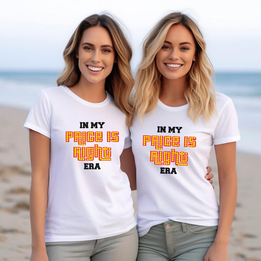 In My Price is Right Era Shirt, Eras Tour Inspired Tee, Trendy Fan Gift Tee - White - XS -