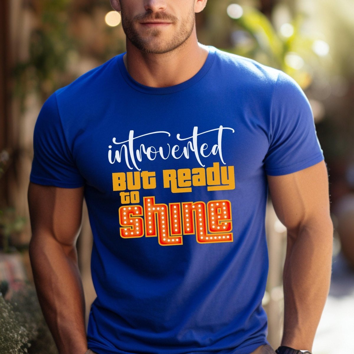 Introverted But Ready to Shine Price is Right Shirt - True Royal - XS -