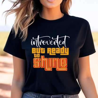 Introverted But Ready to Shine Price is Right Shirt - Black Express - S -