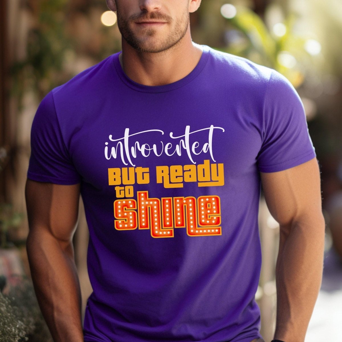 Introverted But Ready to Shine Price is Right Shirt - Team Purple - XS -