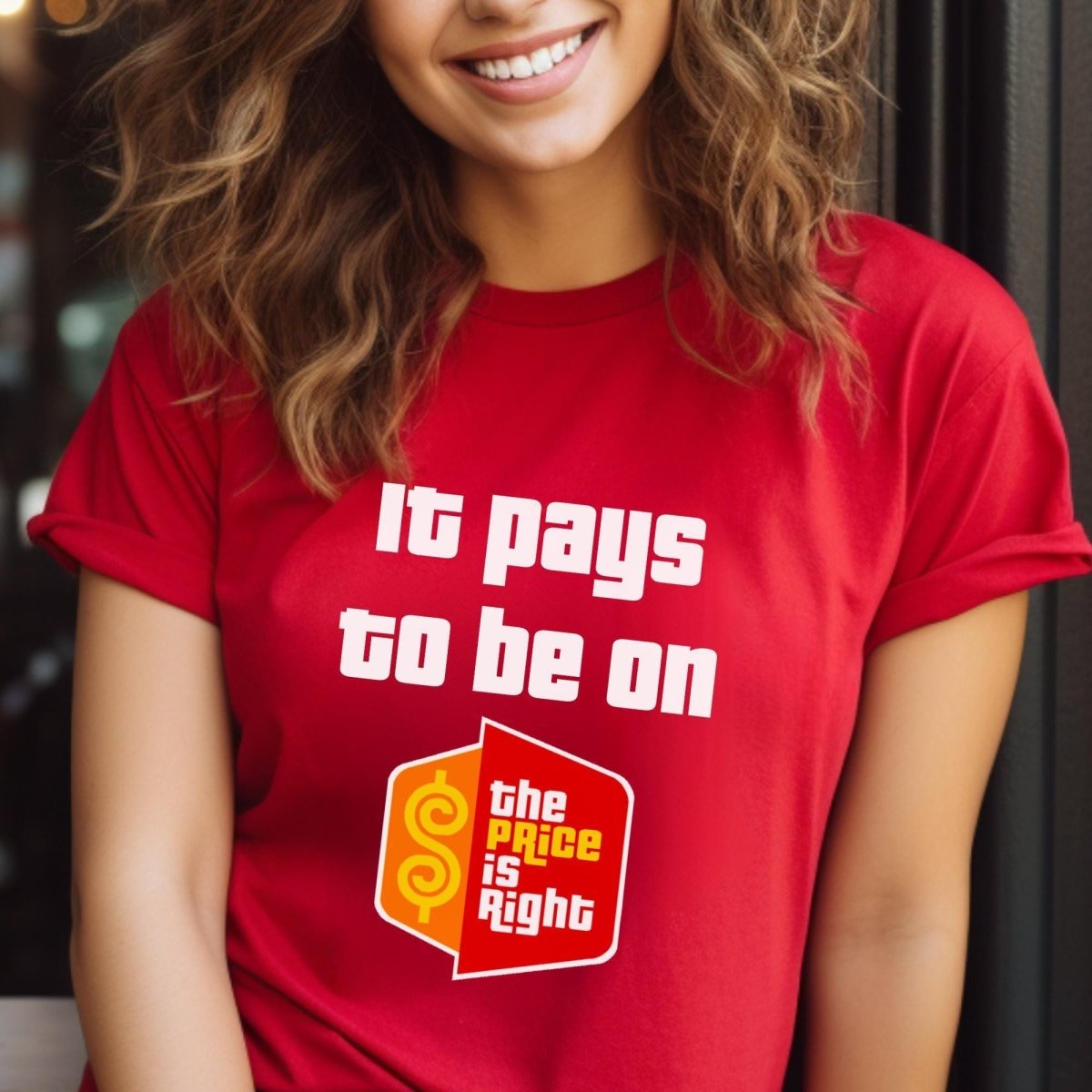 It Pays to be On the Price is Right Super Fan Shirt, Prize Winnings Retro Tee - Red - XS -