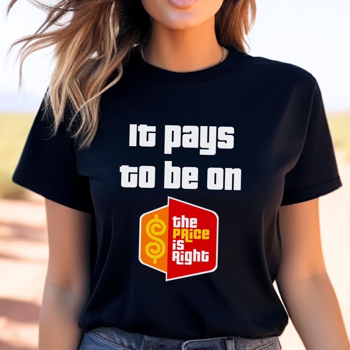 It Pays to be On the Price is Right Super Fan Shirt, Prize Winnings Retro Tee - Black - XS -