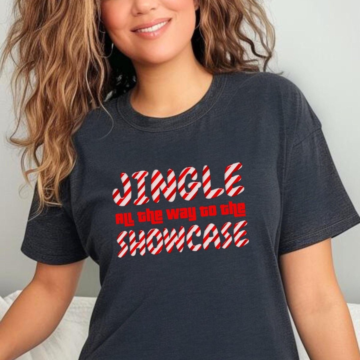 Jingle All the Way to the Showcase Price is Right Christmas Special Shirt - Dark Grey Heather - XS -