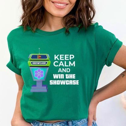 Keep Calm and Win the Showcase Price is Right Shirt, Showdown Design Fan Gift - Kelly - XS -