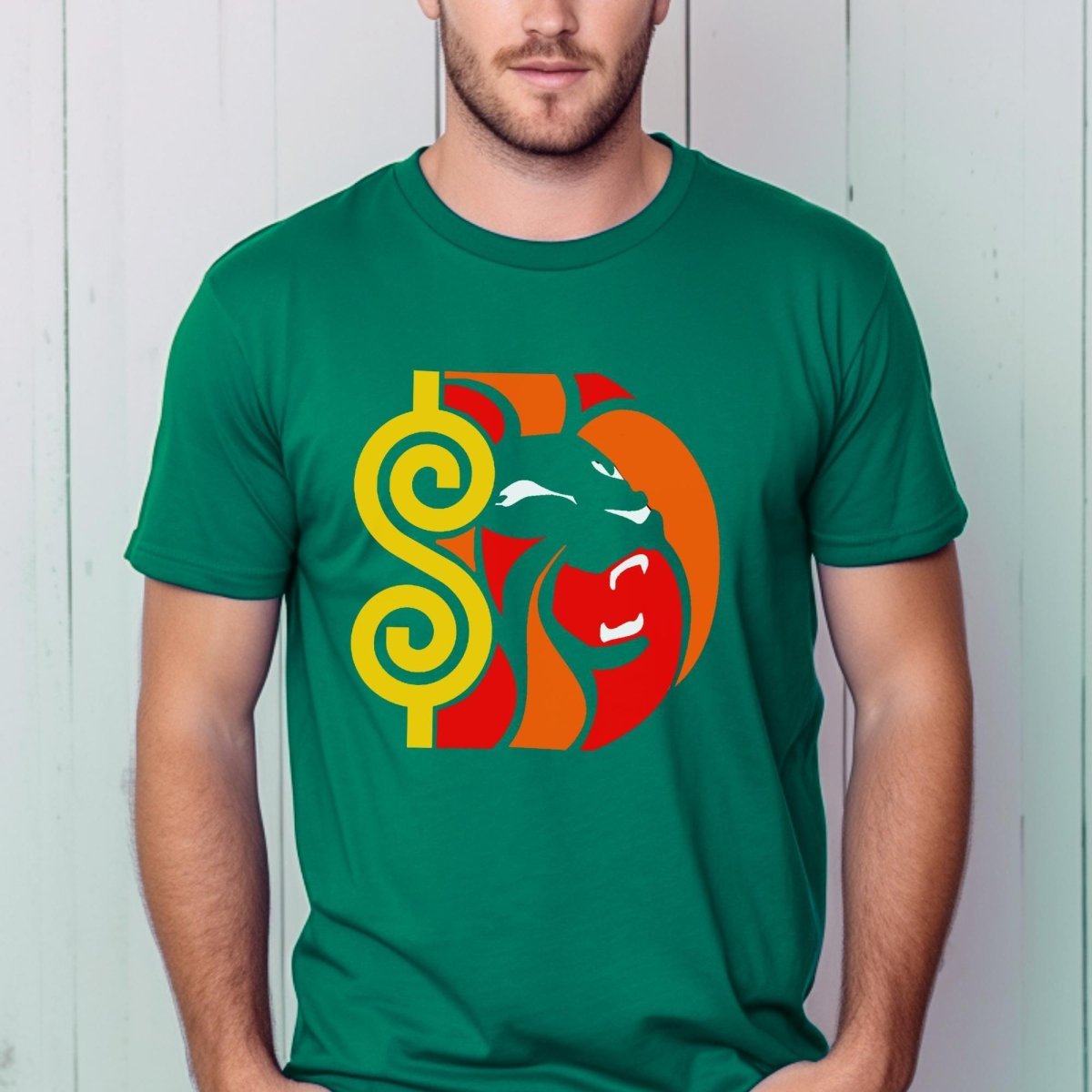 Lion's Share Roar Price is Right Shirt, Lion Head Design Tee, Bold Fan Gift - Kelly - XS -