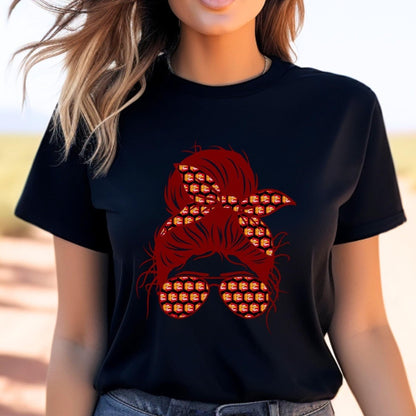 Messy Bun Price is Right Shirt, Sunglasses Logo Design Tee, Game Show Fan - Black - XS -