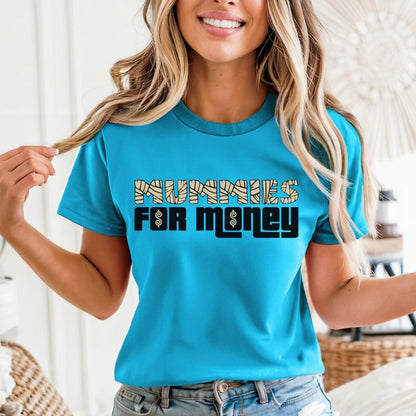 Mummies for Money Price is Right Halloween Shirt, Funny Game Show Gift - Aqua - XS -