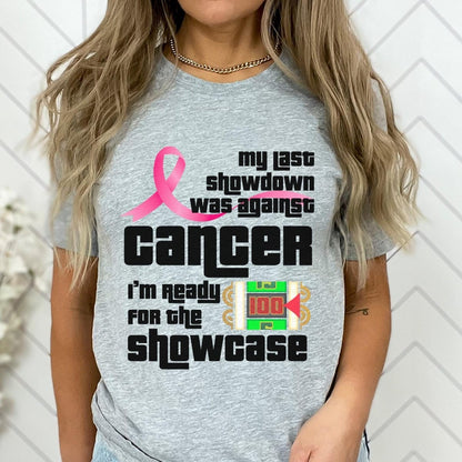 My Last Showdown Was Against Cancer, I'm Ready for the Showcase Price is Right Shirt, Survivor Tee - Athletic Heather - XS -