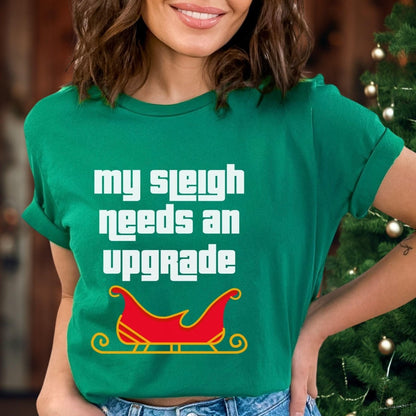 My Sleigh Needs an Upgrade Price is Right Christmas Shirt, Funny Holiday Fan Gift - Kelly - XS -