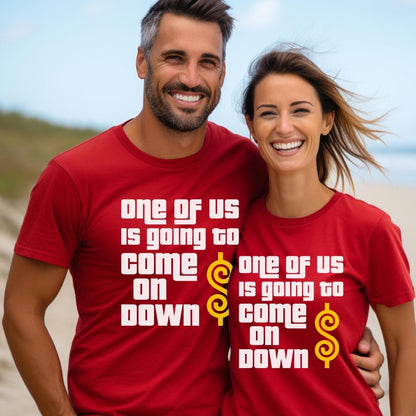 One of Us Is Going to Win Price is Right Shirt for Fan Group - Red - XS -