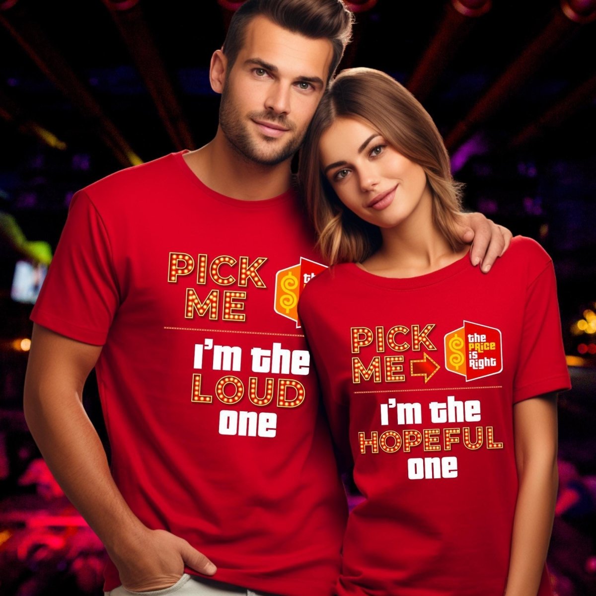 Personalized Pick Me I'm the "Custom" One Price is Right Group Shirts - Red - XS - Short