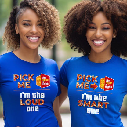 Personalized Pick Me I'm the "Custom" One Price is Right Group Shirts - Blue - XS - Short
