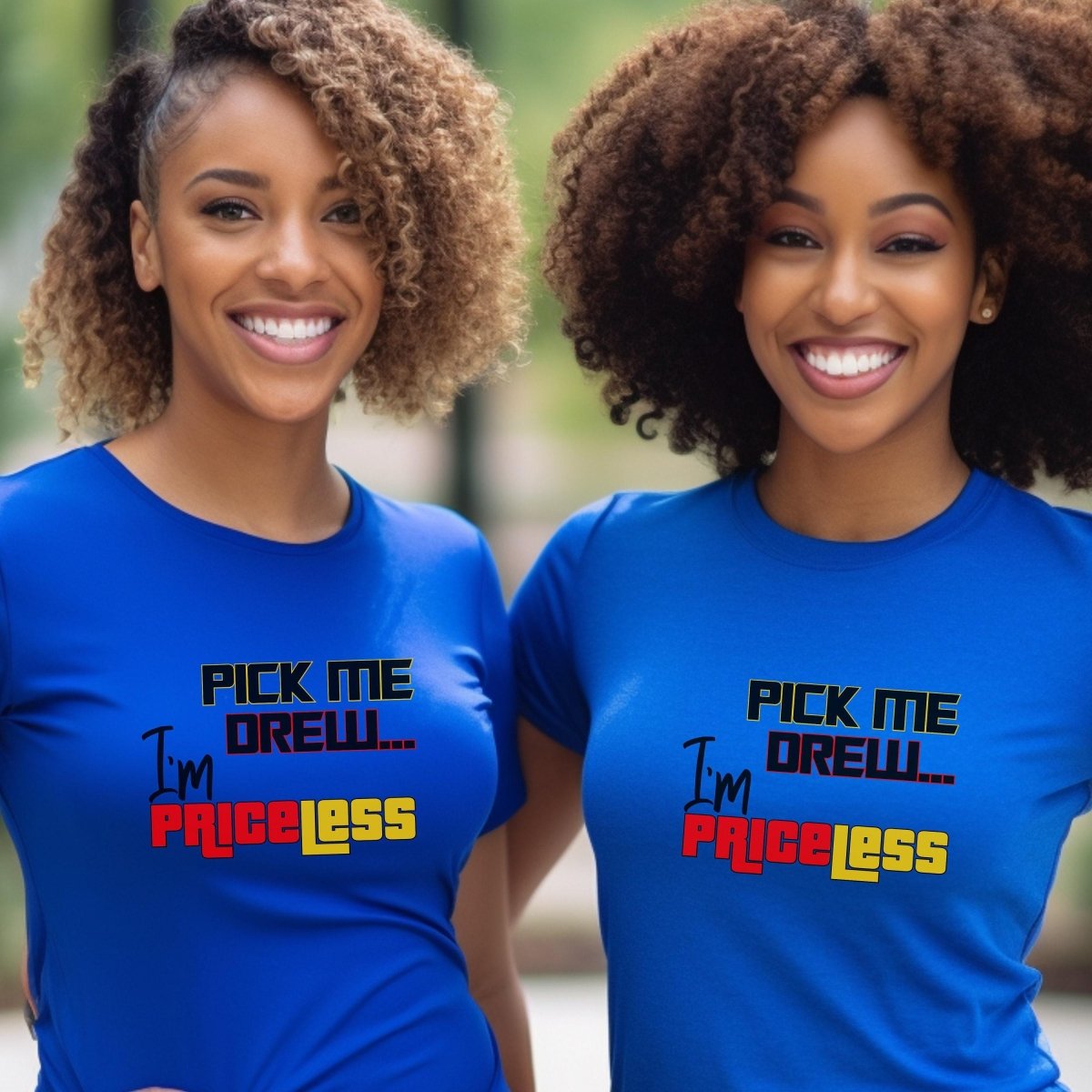 Pick Me Drew, I'm Priceless Price is Right Shirt, Ready to Win Design Fan Gift - True Royal - XS -