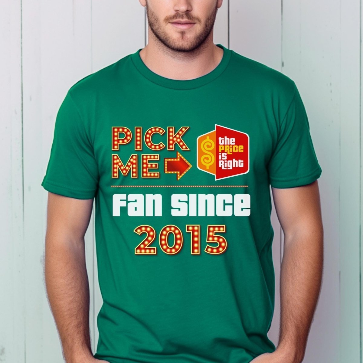 Pick Me Fan Since Personalized Price is Right Shirt, Custom Retro Game Show Fan Gift - Kelly - XS -